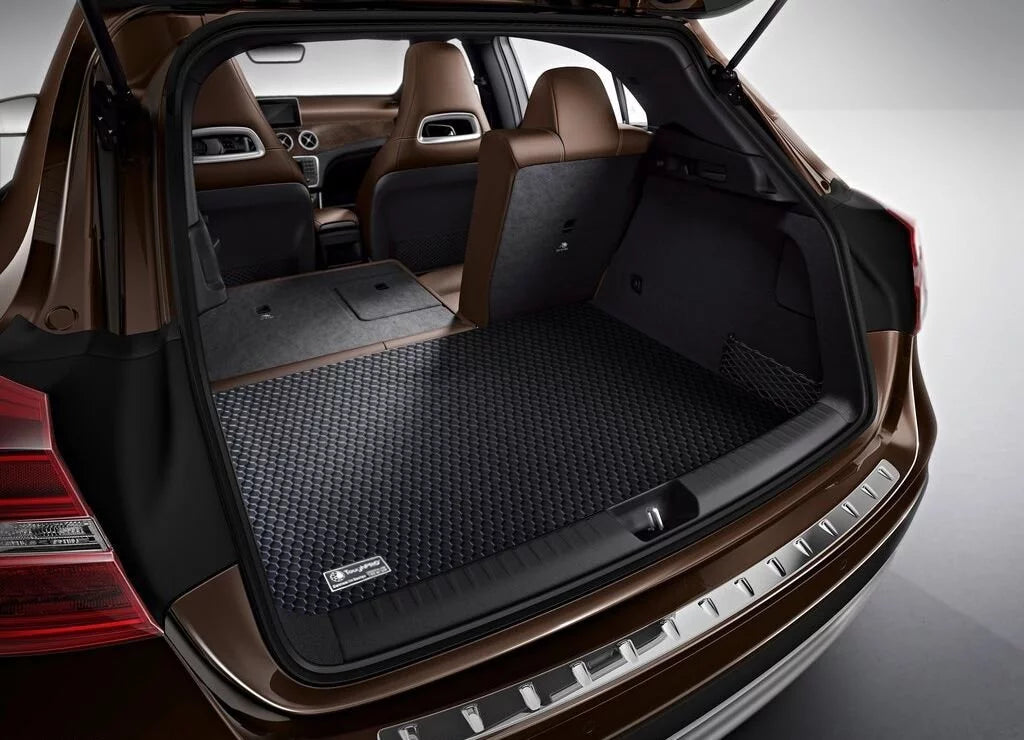 TougRO - Trunk Mat Compatible with NISSAN Altima - All Weather Heavy Duty (Made in USA) - Dark Rubber - 2018