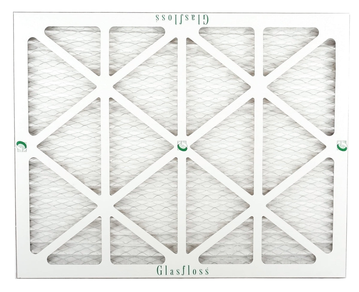 Glasfloss Air Filter 14x25x2 - 2" MERV 10 - (Pack of 6) - Pleated AC or HVAC Air Filter - Furnace Air Filter - Home or Office - Made In The USA.