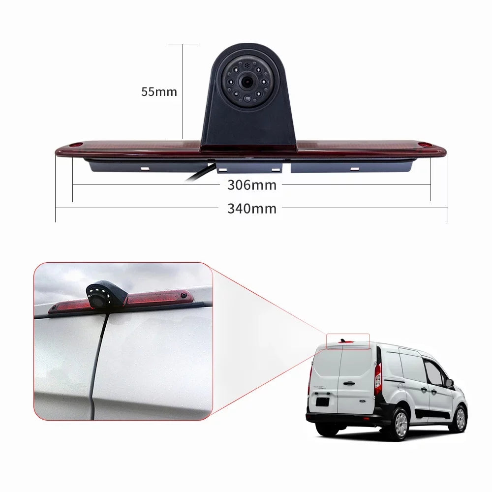 Mixfeer 7in Brake Backup for Mercedes-Benz Sprinter/ Crafter Vans Parking (with Monitor)