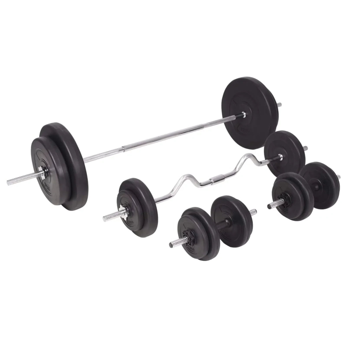 Tomshoo Barbell and Dumbbell Set 198.4 lb