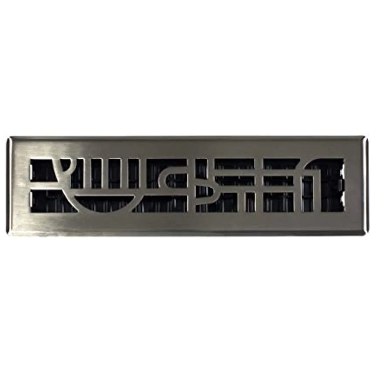 Decor Grates ADH212-NKL Floor Register, 2x12, Brushed Nickel