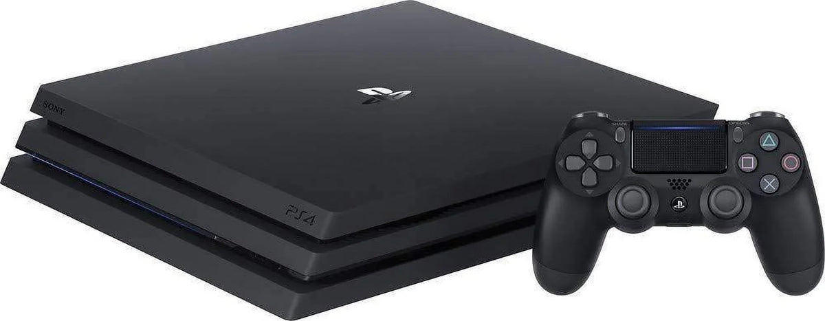 PlayStation 4 Pro Console Bundle (2 Items): PS4 Pro 1TB Console and an Extra PS4 Dualshock 4 Wireless Controller - Jet Jet