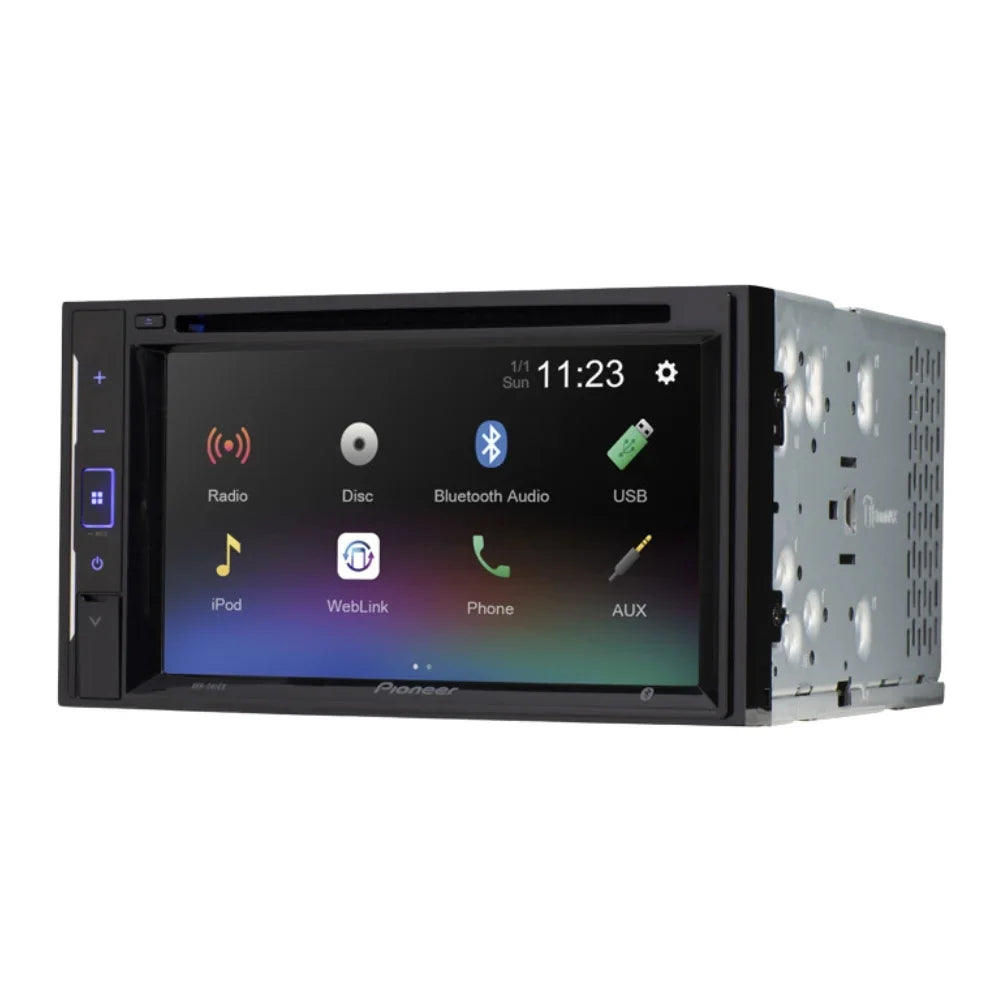 KIT5008 Bundle for 2006-2011 Honda Civic W/ Pioneer AVH-241EX Double DIN Car Stereo with Bluetooth/Backup Camera/Installation Kit/in-Dash DVD/CD AM/FM 6.2" Touchscreen Digital Media Receiver