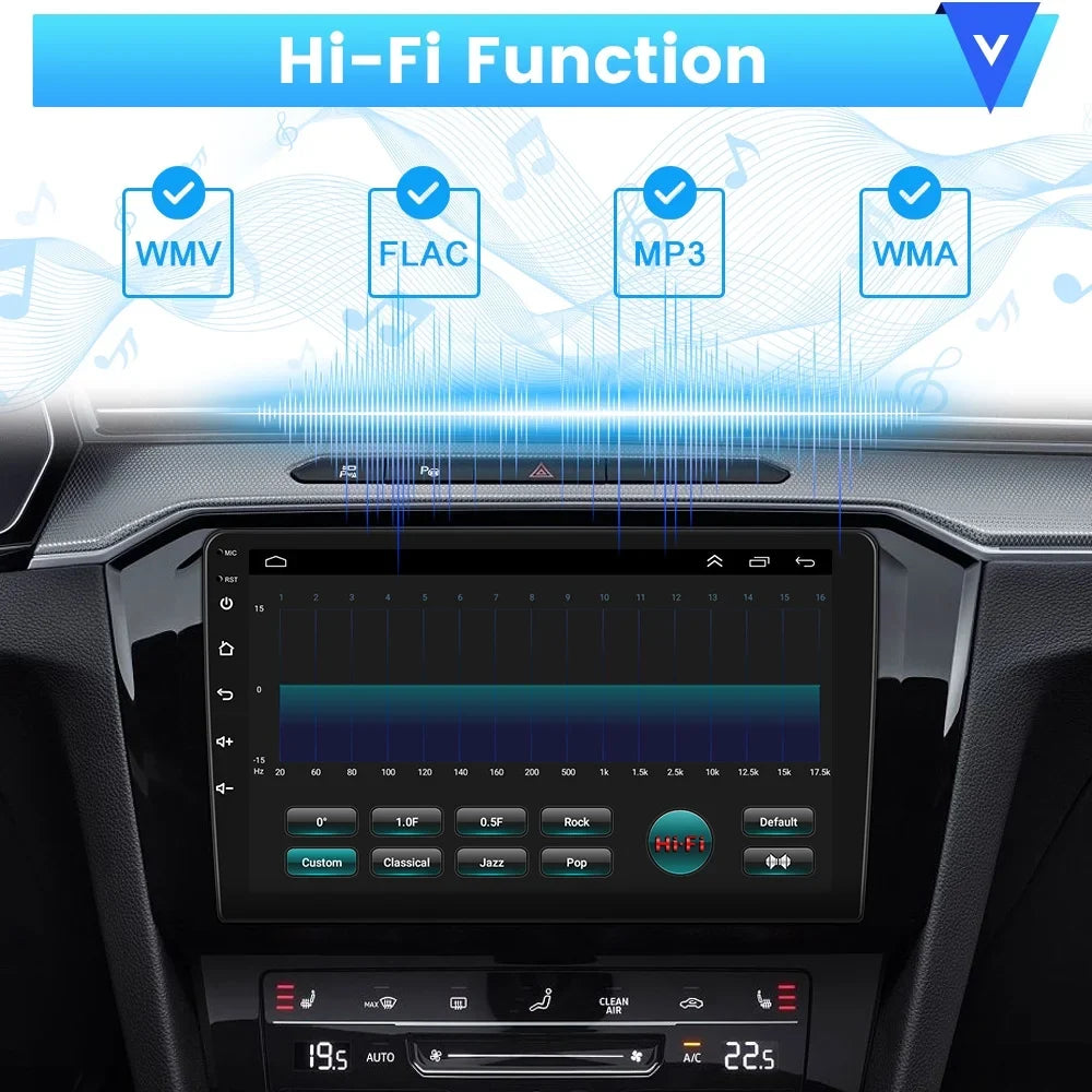 Podofo 2+64G Android 13 for Ford Escape/Ford Kuga/Mazda Tribu 2007-2012 Wireless Carplay Android Auto Mirror Link 9'' Touchscreen Car Stereo Radio WIFI GPS FM Bluetooth Hifi, AHD Backup Camera