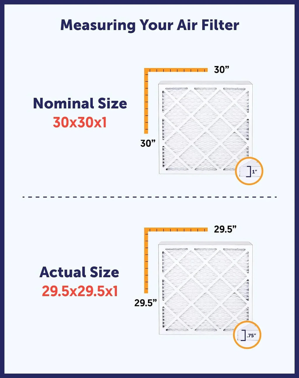 Filter King 26.5x38x1a Air Filter | 4-PACK | MERV 8 HVAC Pleated A/C Furnace Filters | MADE IN USA | Actual Size: 26.5 x 38 x .75"