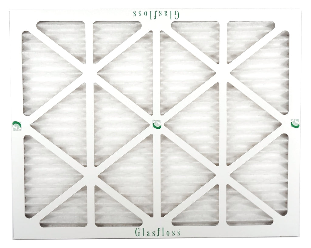 Glasfloss 20x24x1 - MERV 10 Amount - Furnace Air Filter - Made in USA (Actual Size: 19.5 x 23.5x7/8 inch)
