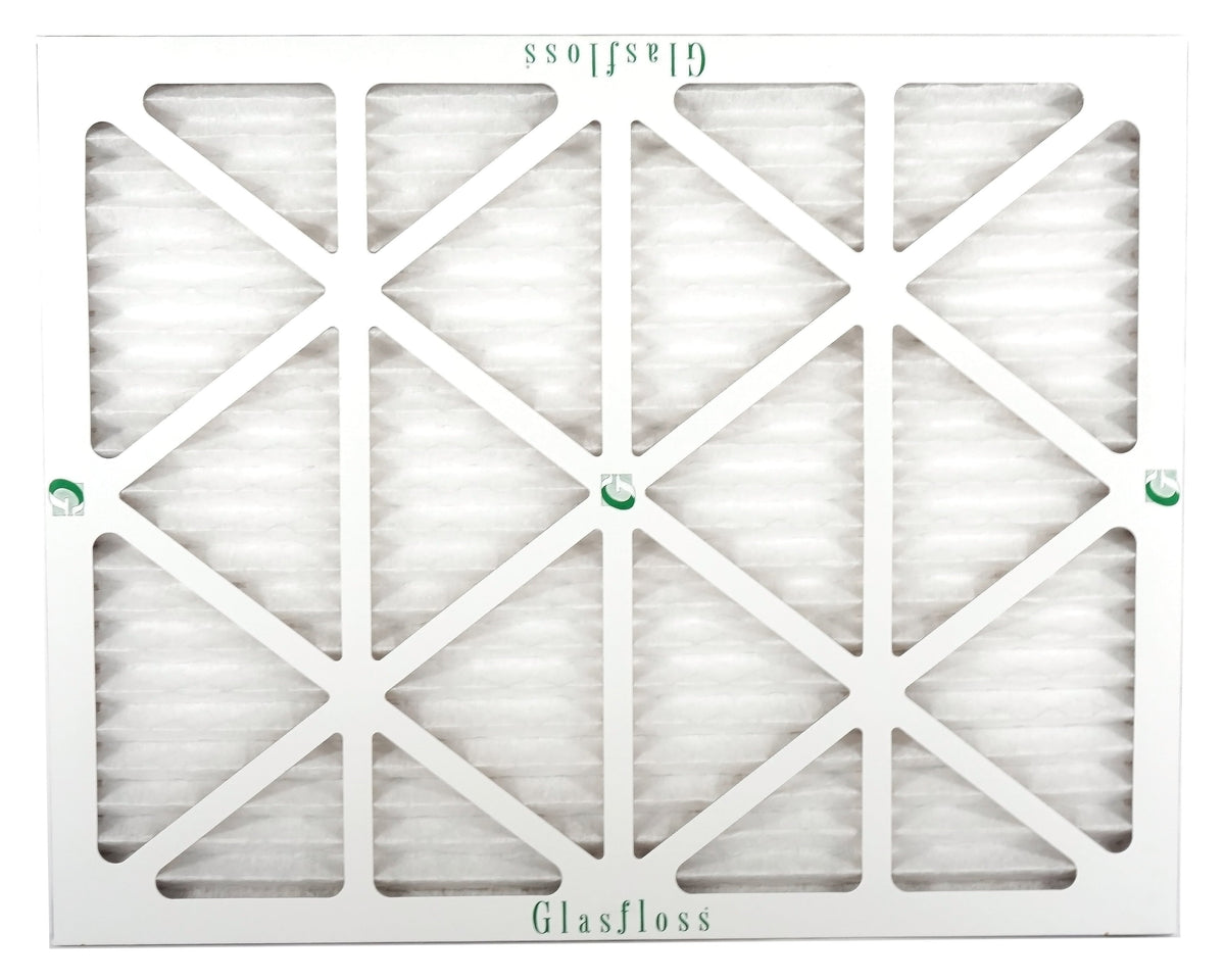 Glasfloss 20x24x1 - MERV 10 Amount - Furnace Air Filter - Made in USA (Actual Size: 19.5 x 23.5x7/8 inch)