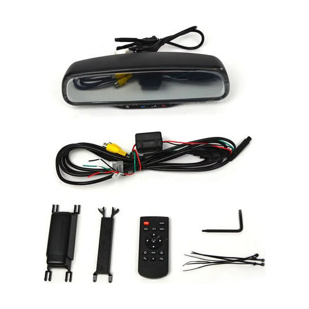 Brandmotion 4.3" Display Mirror with Bluelink Buttons