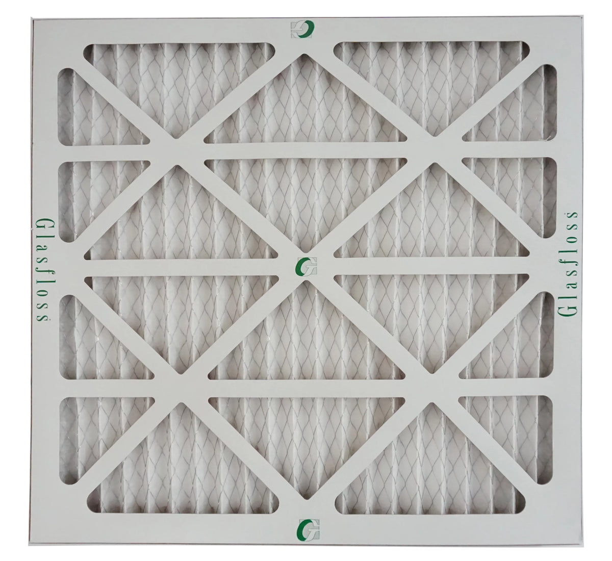 Glasfloss Air Filter 24x25x2 - 2" MERV 10 - (Pack of 6) - Pleated AC or HVAC Air Filter - Furnace Air Filter - Home or Office - Made In The USA.