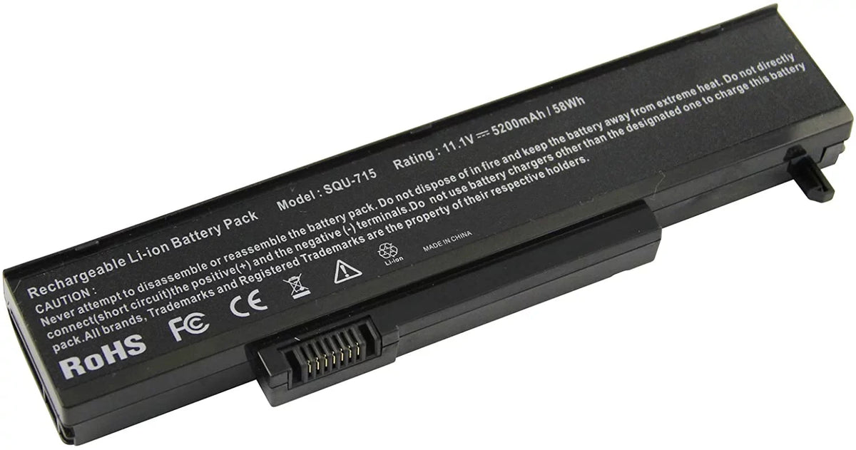 Battery for Gateway W35044LB,W35044LB-SP,W35044LB-SP1,W35044LB-SY,W35052LB,W35052LB-SP,W35052LB-SY,3301573,3UR18650-2-T0036,3UR18650-2-T0037,3UR186502T0036,3UR186502T0037,3UR18650F-2-ARM