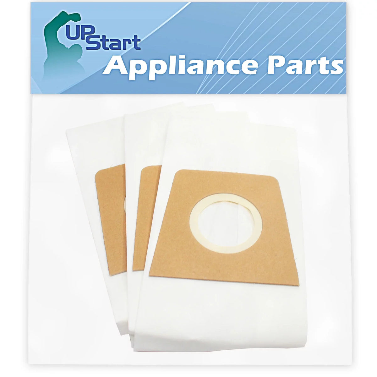 24 Replacement for Dirt Devil Featherlite Bagged Upright (Light Green) M085580 Vacuum Bags - Compatible with Dirt Devil 3920047001, 3920048001, Type U Vacuum Bags (8 Pack - 3 Vacuum Bags per Pack)