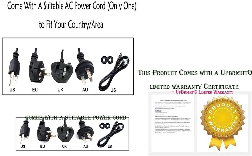 UPBRIGHT NEW Global AC / DC Adapter For Inspiron 15 5000 Series 15 5552 i5552 15552 15-5552 15.6" FHD Laptop Notebook PC Power Supply Cord Battery Charger Mains PSU (w/ OD: 4.5mm Small Tip.)