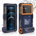 UrbanX Professional [15m/50ft] Swimming Diving Surfing Snorkeling Photo Video Waterproof Protective Case Underwater Housing for Xperia XZ Premium And all Phones Up to 6.9 Inch LCD with Lanyard