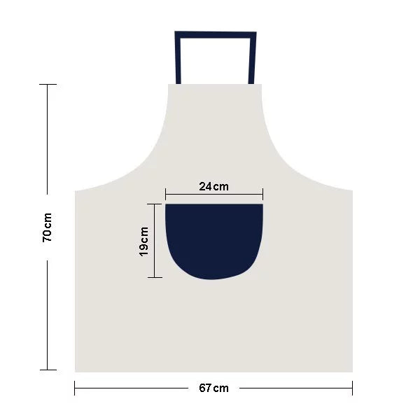 Arizona The United States Of America Map Apron Adjustable Bib Cotton Linen BBQ Kitchen Pocket Pinafore