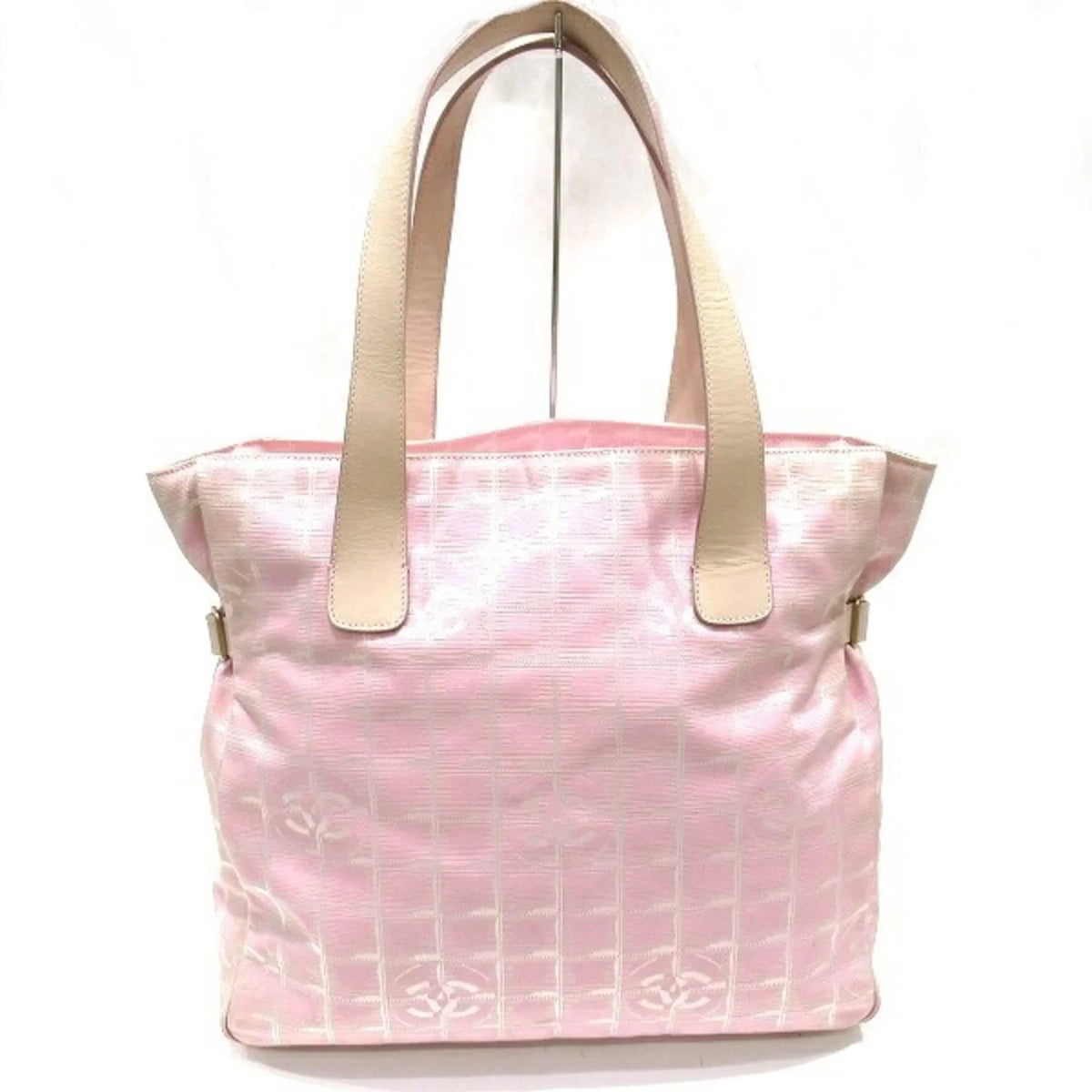 Pre-Owned CHANEL New Travel GM Pink A15825 Bag Tote Women's (Good)