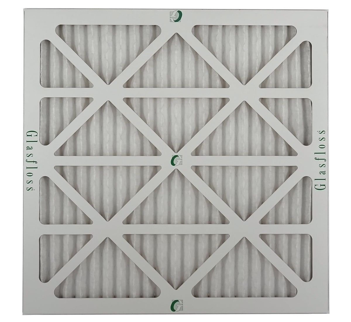 Glasfloss Air Filter 24x25x2 - 2" MERV 10 - (Pack of 6) - Pleated AC or HVAC Air Filter - Furnace Air Filter - Home or Office - Made In The USA.