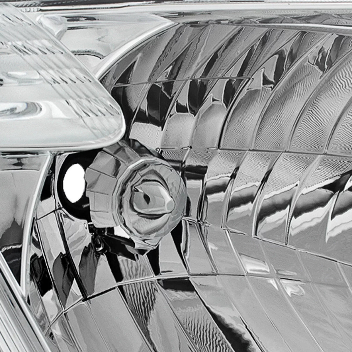 AKKON - Fits 2008 2009 2010 highlander [Halogen Type] Chrome Headlights Pair Left+Right Replacement