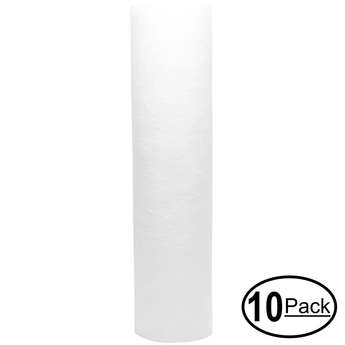 10-Pack Replacement for Watts CT-1 Polypropylene Sediment Filter - Universal 10-inch 5-Micron Cartridge for WATTS PREMIER 500515 CT-1 DRINKING WATER SYSTEM - Denali Pure Brand