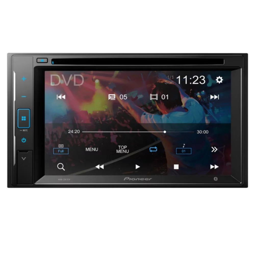 KIT4700 Bundle for 2007 Chrysler Aspen w/OEM Nav W/ Pioneer AVH-241EX Double DIN Car Stereo with Bluetooth/Backup Camera/Installation Kit/in-Dash DVD/CD AM/FM 6.2" Touchscreen Digital Media Receiver