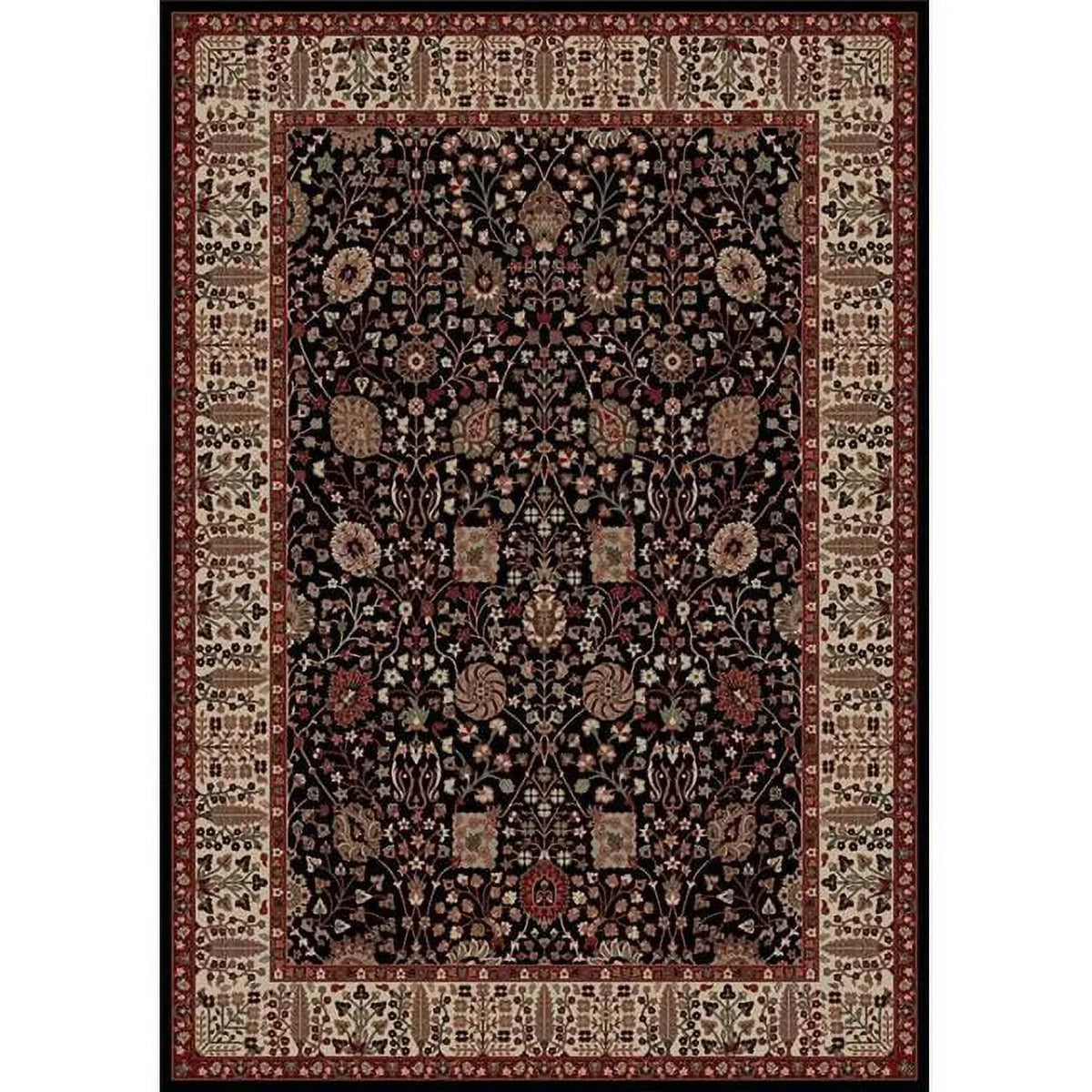 Concord Global Persian Classics Kashan - Ivory - 7 ft. 10 in. x 11 ft. 2 in.
