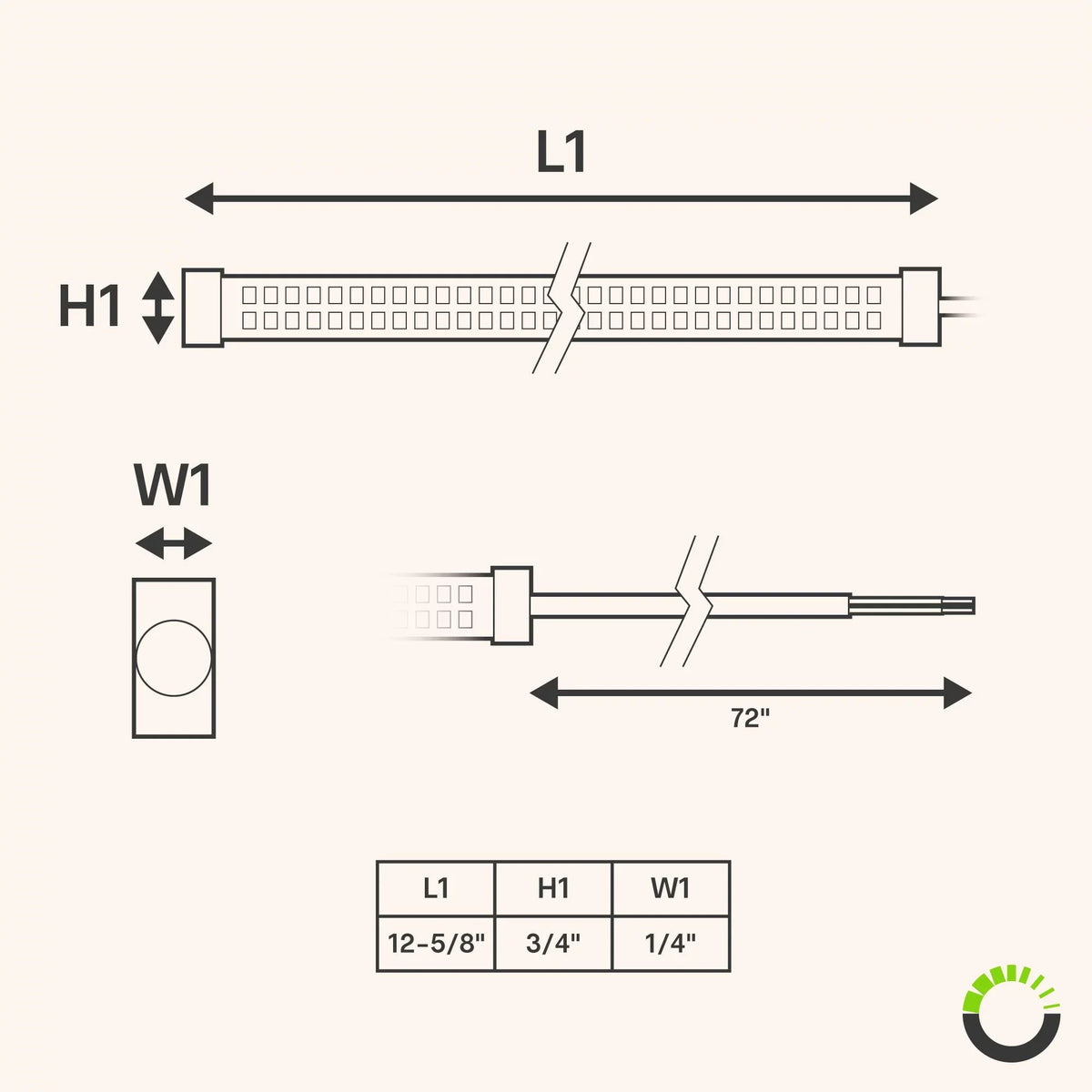 Red Green 132 LED 2-Row Marine Navigation Light Strip Kit for Kayak Pontoon Boat