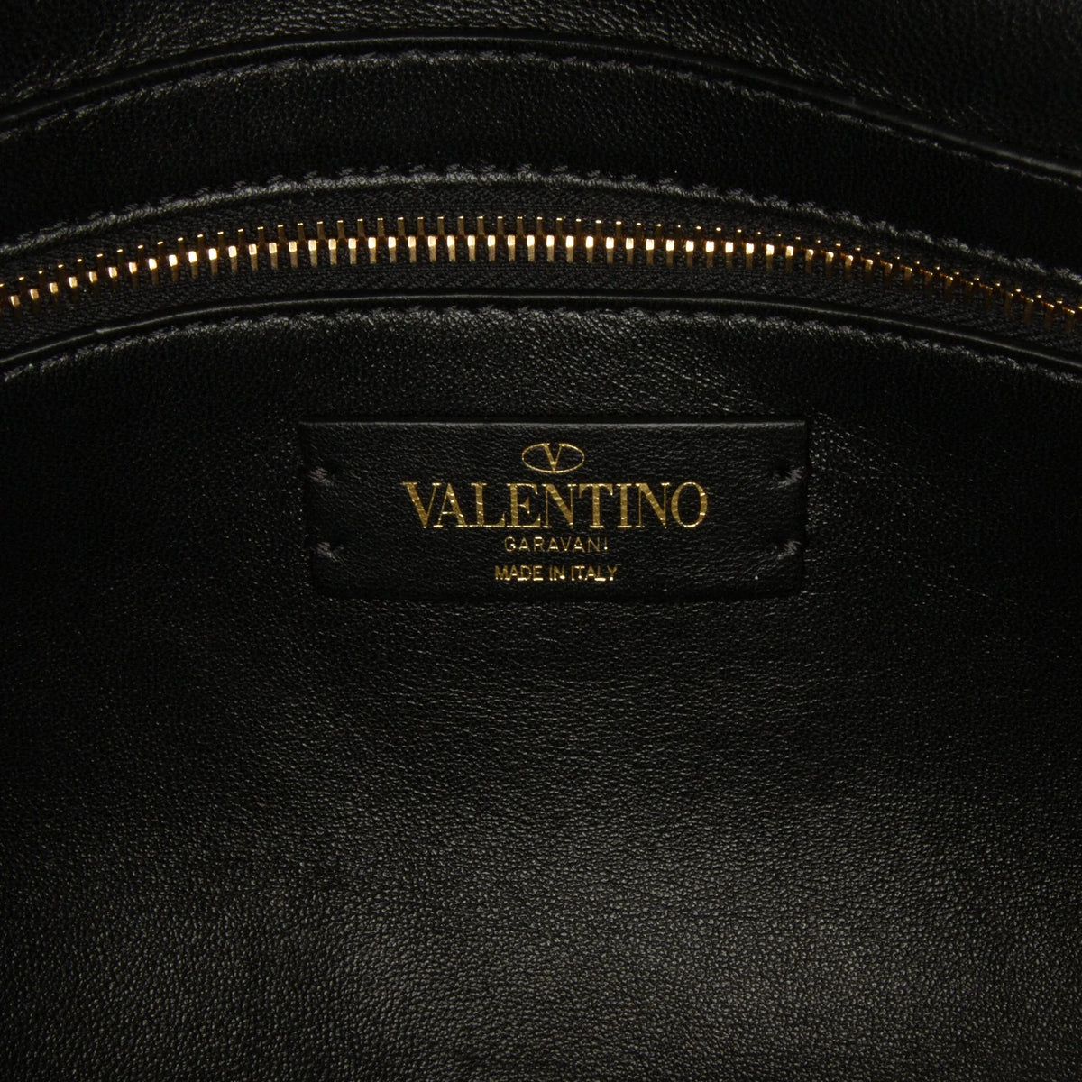 Pre-Owned Authenticated Valentino Medium Roman Stud Satchel Calf Leather Dark Unisex (Good)