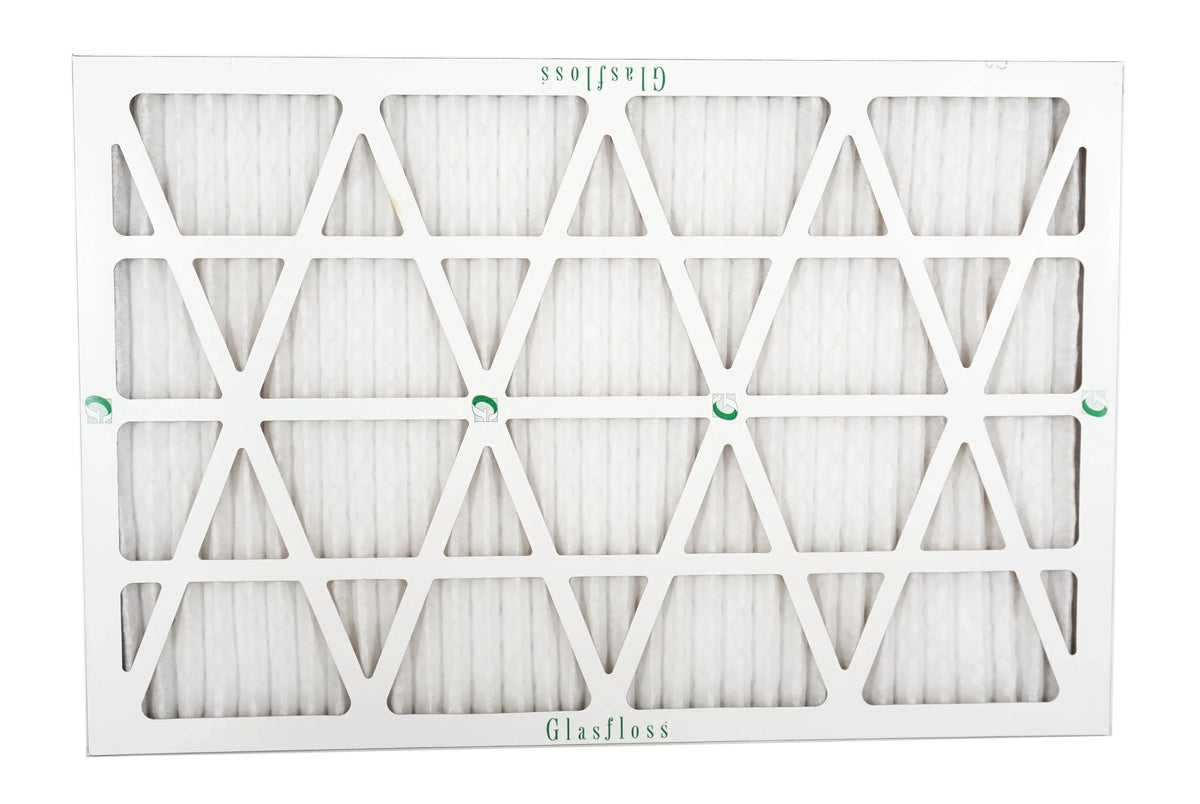 Glasfloss Air Filter 18x24x2 - 2" MERV 10 - (Pack of 12) - Pleated AC or HVAC Air Filter - Furnace Air Filter - Home or Office - Made In The USA.