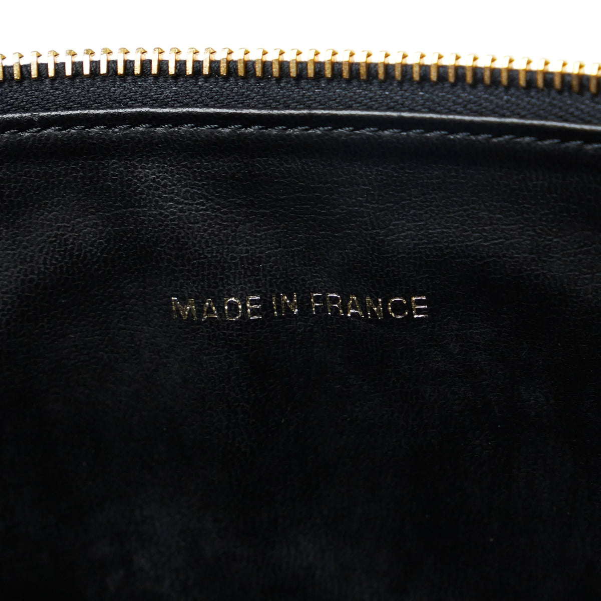 Pre-Owned Authenticated Chanel CC Caviar Vanity Bag Leather Dark Unisex (Good)